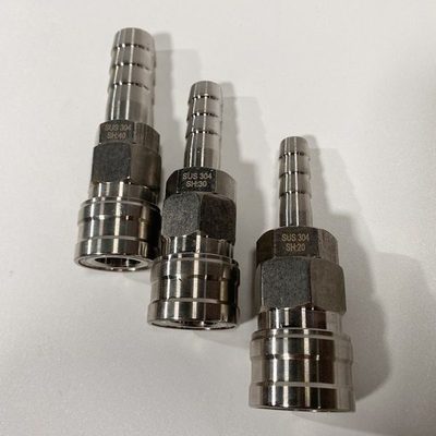IMPA351221 351222 351223气动接头 304不锈钢快速接头SH20/30/40