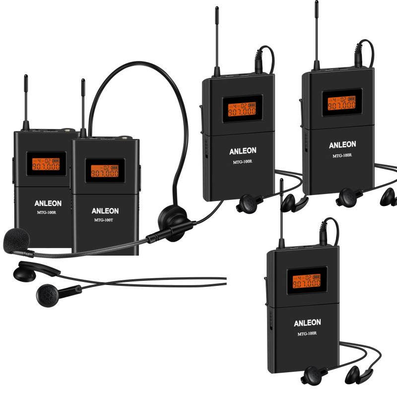 ANLEON MTG-100 会议工厂参观接待带团解说 无线导游翻译 650MHZ