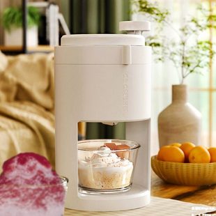 刨冰机家用小型手动打制冰沙机绵绵冰摆摊手摇碎冰机器神器雹冰机