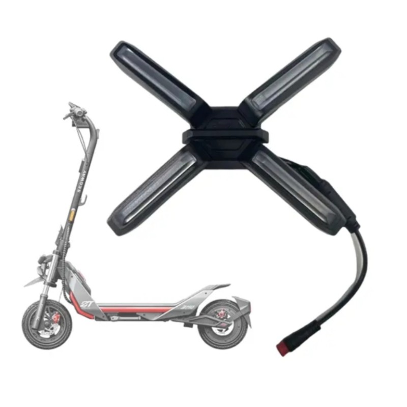 适用9号ZT3 ZT3 Pro电动滑板车X型4W超亮车头灯日行灯原装配件