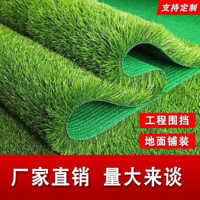 仿真草坪人造草坪地毯幼儿园足球场户外人工塑料草围挡假草皮