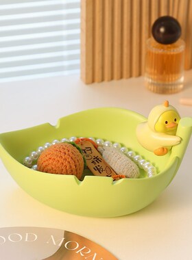 创意趣味小黄鸭入户钥匙收纳玄关摆件客厅家居装饰品乔迁新居礼物