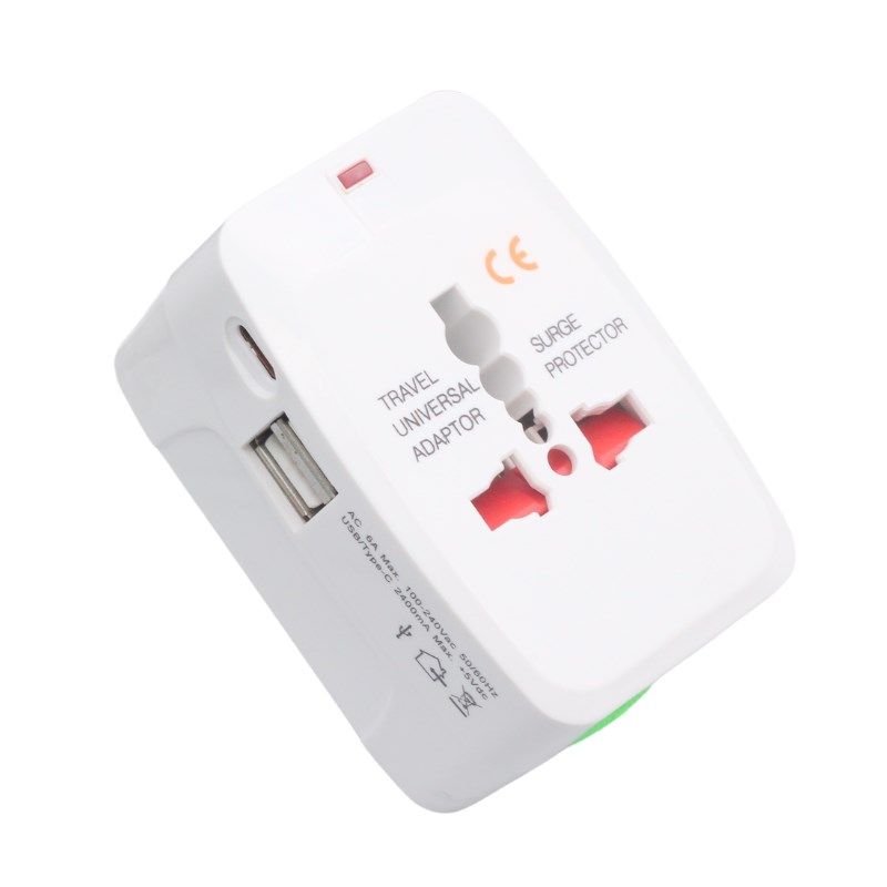 全球通用转换插头升级铜芯双USB多口TYPEC畅游各国快充欧洲美国