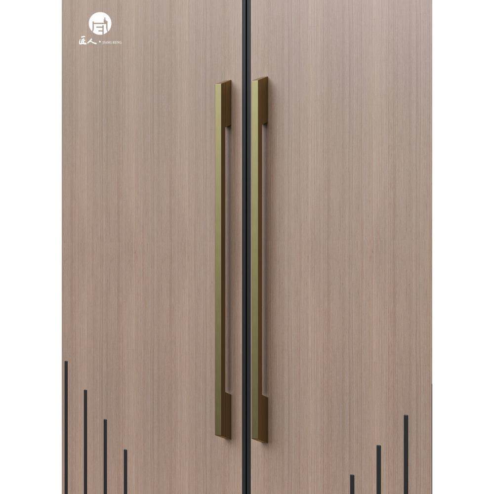 简约不锈钢酒店大门拉手实木推拉门移门把手双开玻璃门实木长拉手