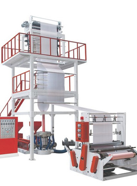 厂家供应 高速ABA高压吹膜机50x2-800ABA一小时产量150kg伺服电机