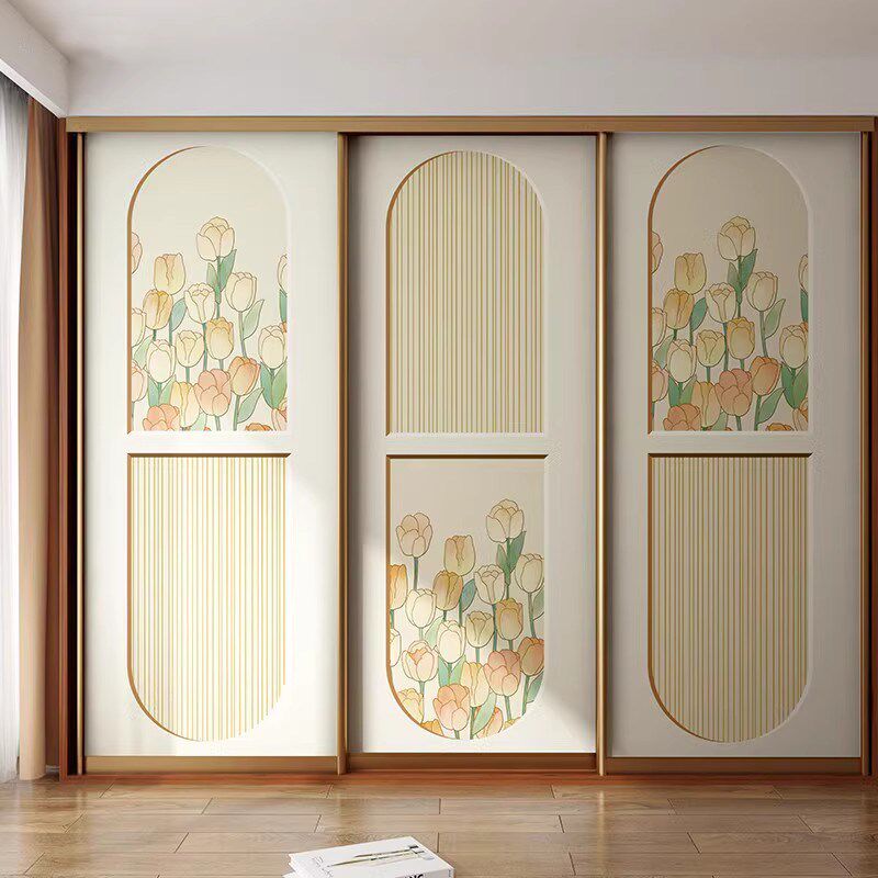 衣柜贴纸衣橱柜子柜门移门推拉门家具翻新贴改造墙纸定制样品专拍