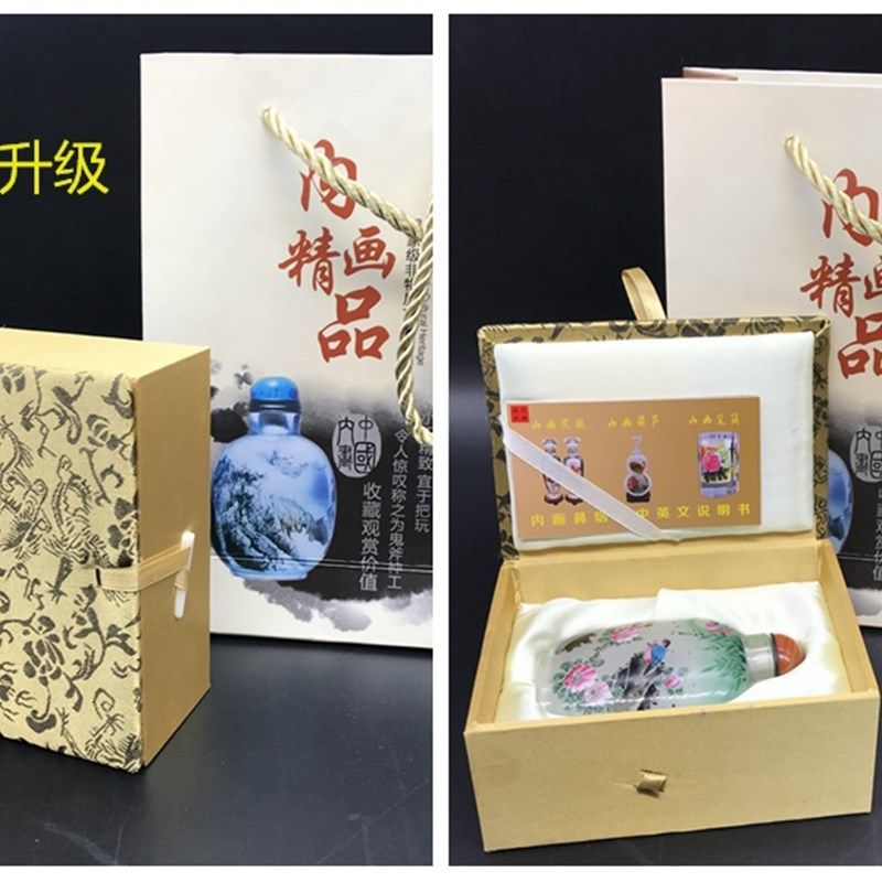 衡水鼻烟壶内画民间工艺 纯手工非遗瓶内画 外事中国特色商务礼品