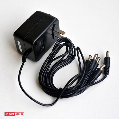 比洋9V电吉他单块综合效果器电源适配器稳压降噪滤波拓扑线一拖多