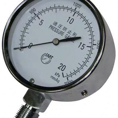 YE75过压防止型压力表5 10 15 20 25 30 50 60KPa燃气表煤气表IMT