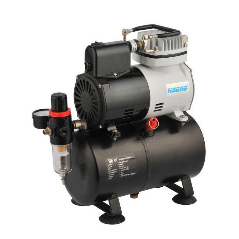 AF186军事高达模型上色工具喷泵漆套餐气泵喷笔套装带储气罐,五金/工具,冲气泵/空压机,淘宝优惠券,粉丝福利购,淘宝优惠卷