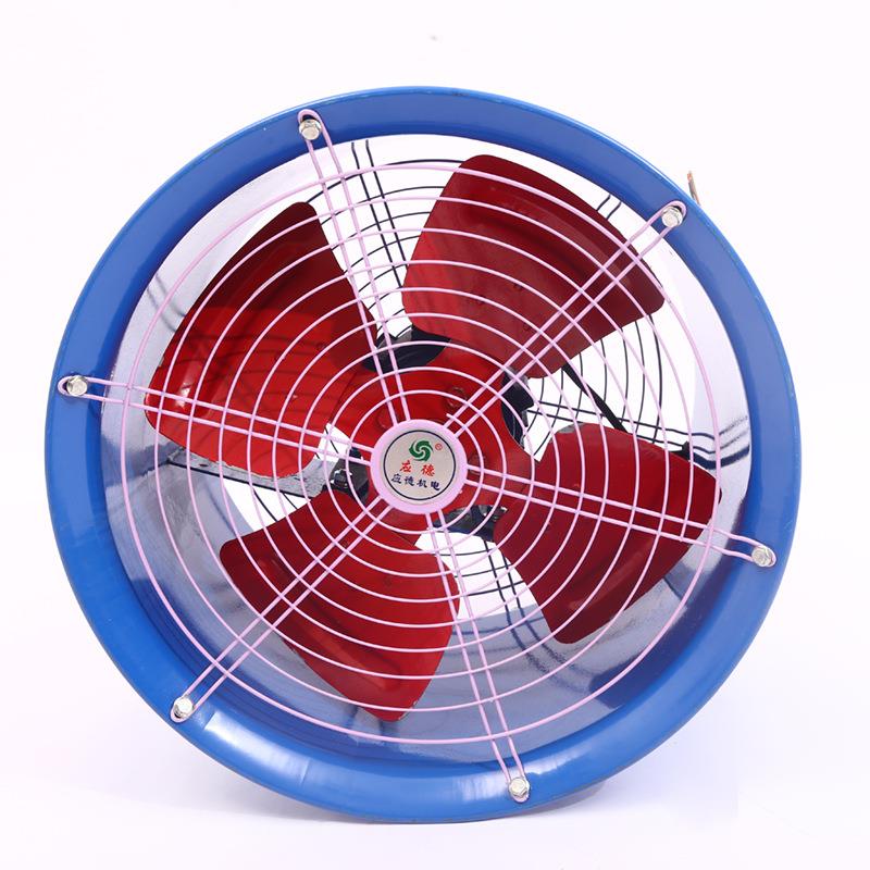 SF轴流风机管道式风机工业排风扇圆筒风机排烟通风机低噪音排风机