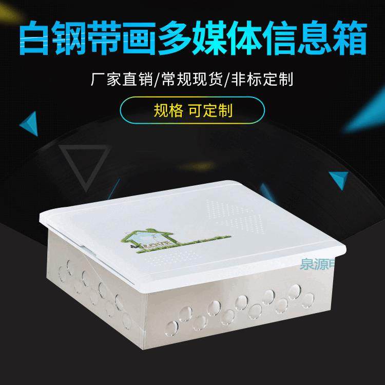 ABS面板箱不锈钢光纤箱白色弱电家居布线箱不锈钢底信息输电箱,电子/电工,配电控制柜/控制箱,淘宝优惠券,粉丝福利购,淘宝优惠卷