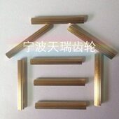 小模数齿轮0.7模数18牙外径14长55mm无内孔正齿轮直齿条铁铜齿棒