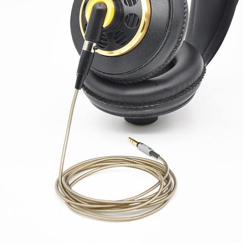 AKG Q701耳机线 Q712升级线 K371 Q271 K240S H118 镀银加长版