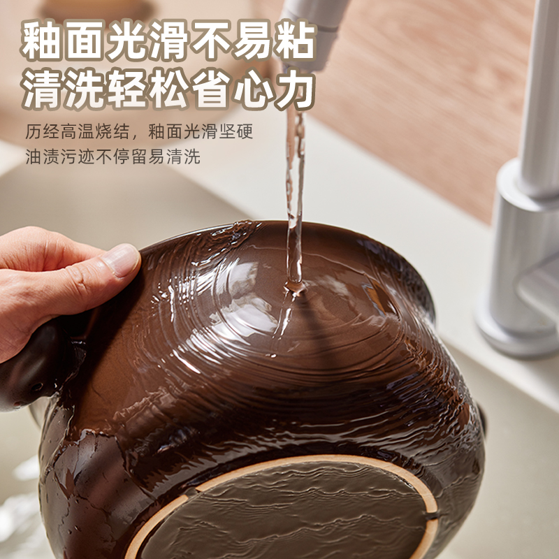 小熊砂锅炖锅家用燃气陶瓷煲汤锅煲仔饭沙煲汤煲熬中药炖汤石锅