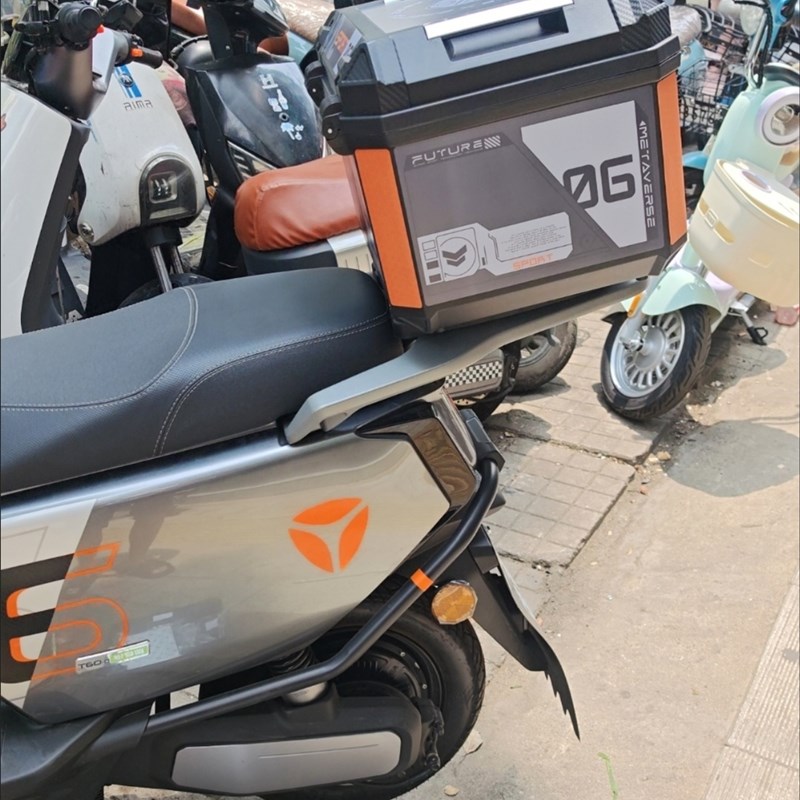 适用雅迪M10-D/H/M电动车尾箱电瓶车后备箱方形箱大号车尾架货架