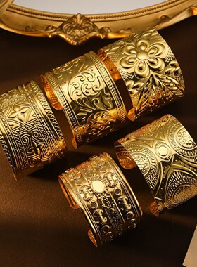 波西米亚风金色手镯21