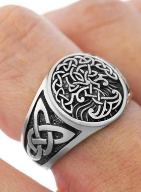 维京生命树男士戒指02