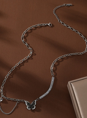 轻奢锆石蝴蝶项链1315