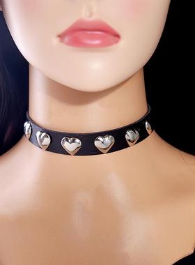 欧美朋克风暗黑系项链甜酷冷淡风