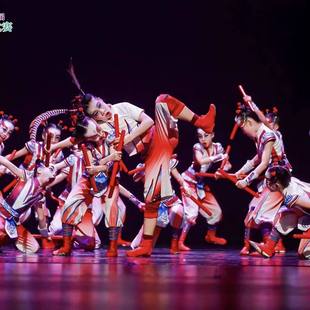 小荷风采儿童演出服民族舞潮汕英歌舞英歌声声演出服木棒表演道具