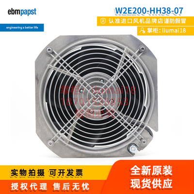 W2E200-HH38-07德国ebmpapst风机