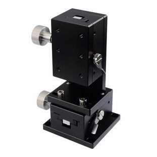 X轴LWE4040齿轮齿条式燕尾槽型位移平台手动滑台