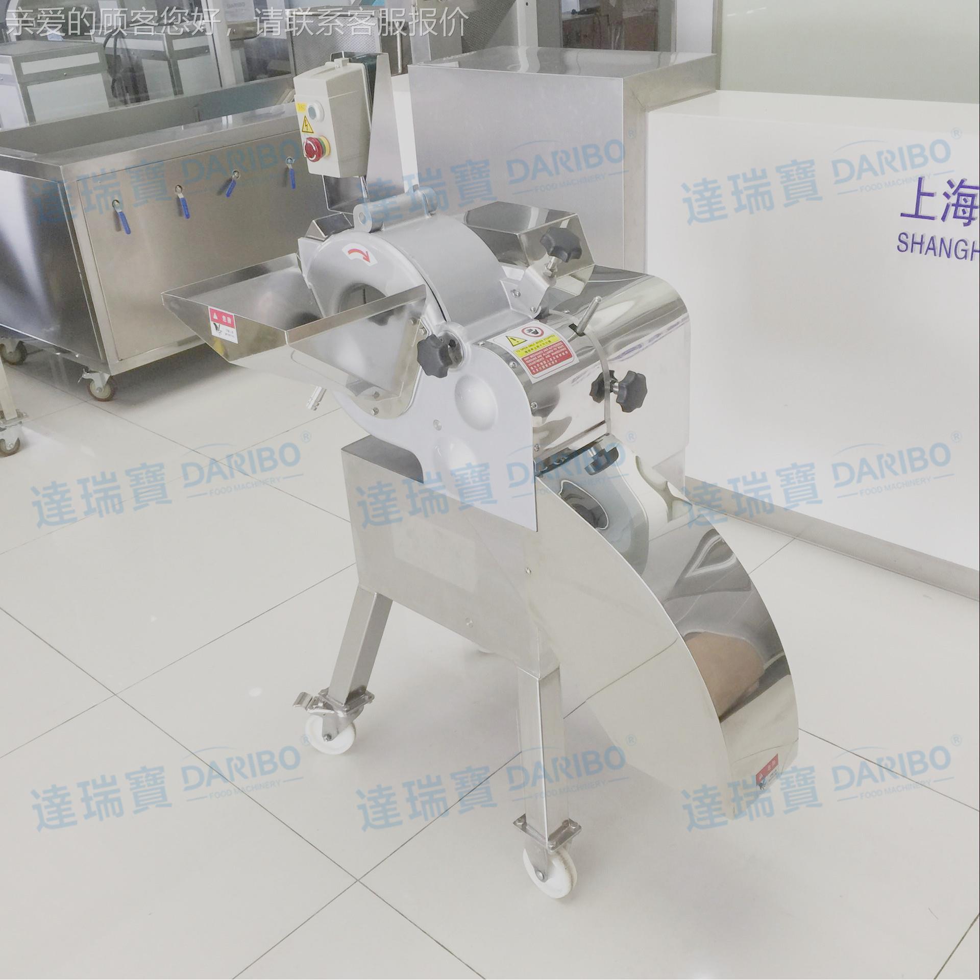 桃S连续式高速马自铃薯切粒机 全动黄白萝切丁机 商卜用LKE切丝机