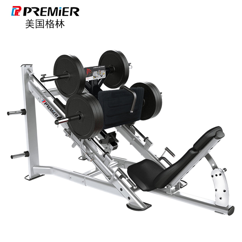 美国格林SM601倒蹬机 商用健身房45度蹬腿练习器腿部力量训练器械