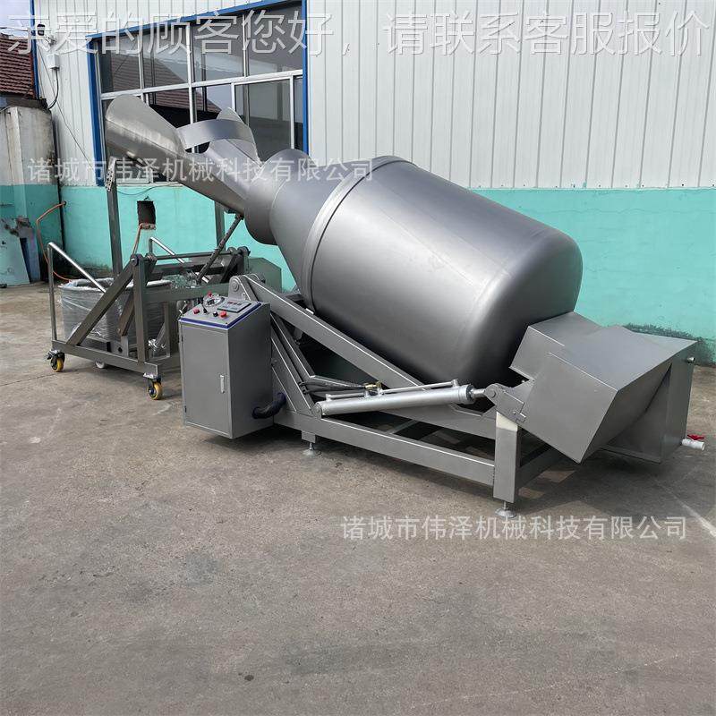 大型商用真空滚揉机 吸呼式不锈肉滚揉机 牛DTT真空腌制滚揉钢设