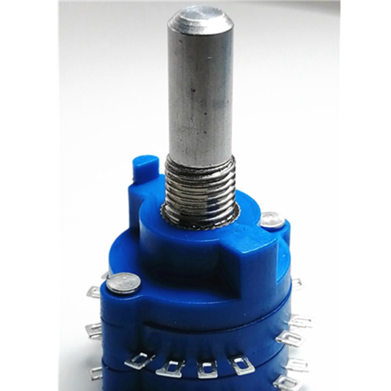 台湾FD旋转波段开关精密电子手轮档位倍率轴选3位4位6位12位SRRN