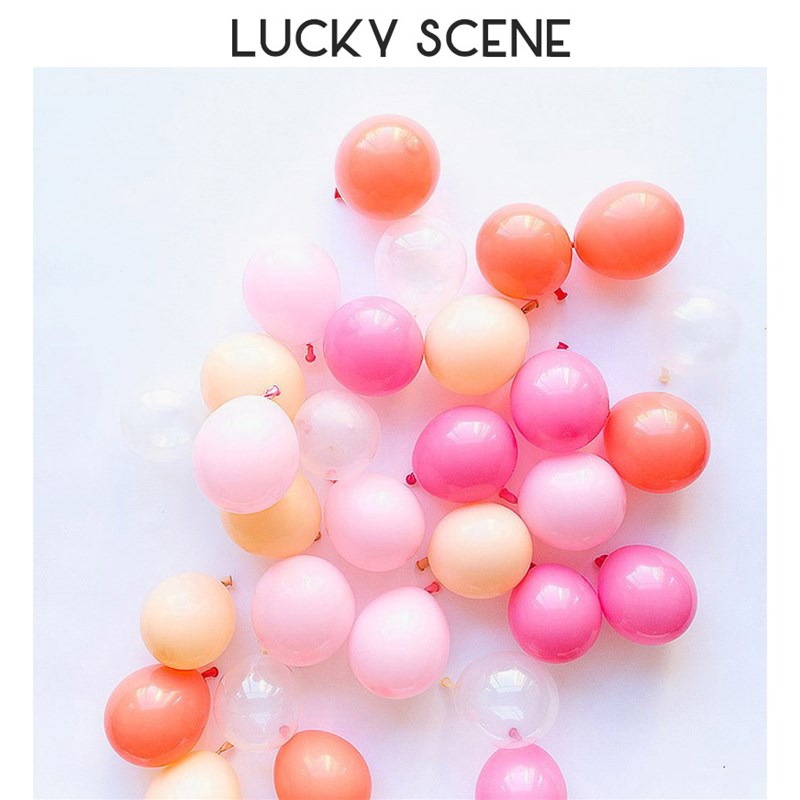 【吉祥道具】5寸小气球组合 30只精选色彩展现生W日装饰可爱布置
