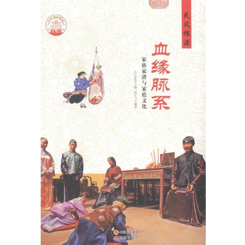 【正版书籍】 中华精神家园 民风根源:血缘脉系 家族家谱与家庭文化 高宇飞 著,肖东发 编 现代出版社