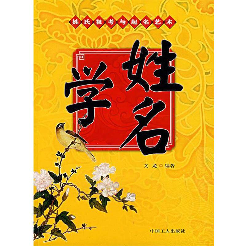 【正版书籍】 姓名学:姓氏祖考与起名艺术 文龙 编著 工人出版社