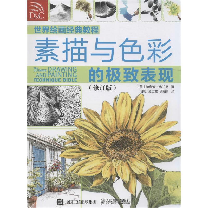 【正版书籍】 世界绘画经典教程:素描与色彩的极致表现 [英]特鲁迪·弗兰德 人民邮电出版社