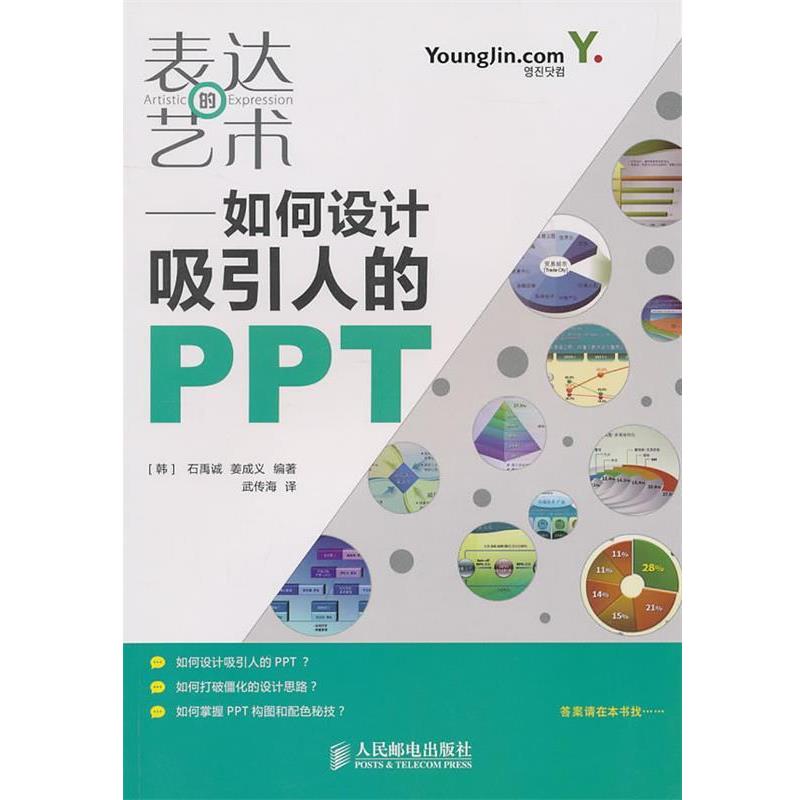 【正版书籍】 表达的艺术—如何设计吸引人的PPT (韩)石禹诚,(韩)姜成义 编著,武传海 译 人民邮电出版社