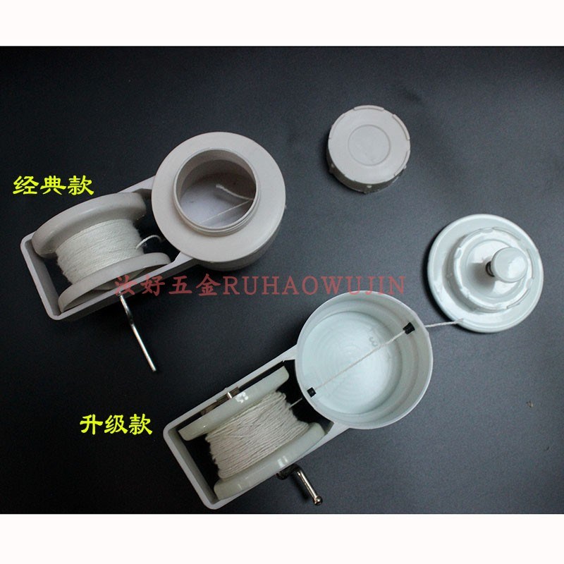 防漏墨斗手摇墨线粉斗画线器手动划线器弹线升级墨斗墨汁木工工具