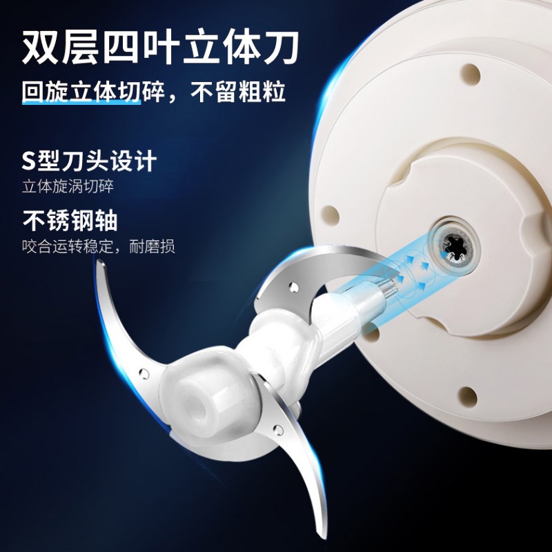 荣事达绞肉机家用电动小型料理蒜泥机全自动打肉菜馅多功能搅肉机