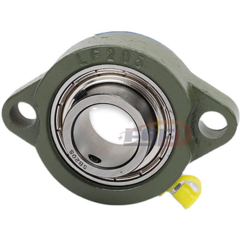 外球面轴承带短脚轴承座SBLF203 LF204LF205LF206LF207铸铁固定座