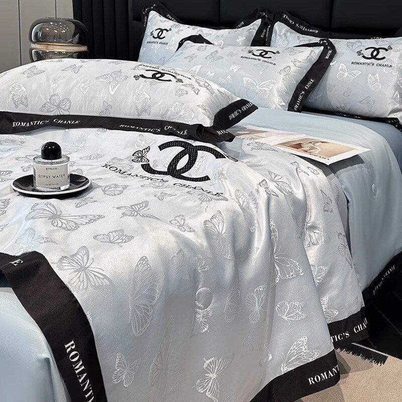 夏季凉感冰丝夏凉被四件套可机洗夏被宿舍单人被子被芯双人空调被,床上用品,学生床品套件,淘宝优惠券,粉丝福利购,淘宝优惠卷