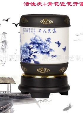 树脂工艺品礼品陶瓷工艺品活性炭雕摆件家居装饰商务馈赠笔筒厂家
