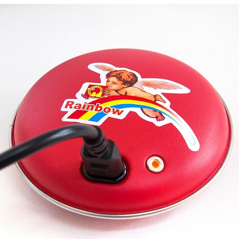 正品彩虹牌暖手宝电热饼储热铁饼暖手器充电暖宝陶瓷防爆无水318