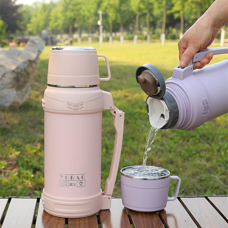 304不锈钢保温壶24小时长效保温女学生2025新款户外大容量保温杯