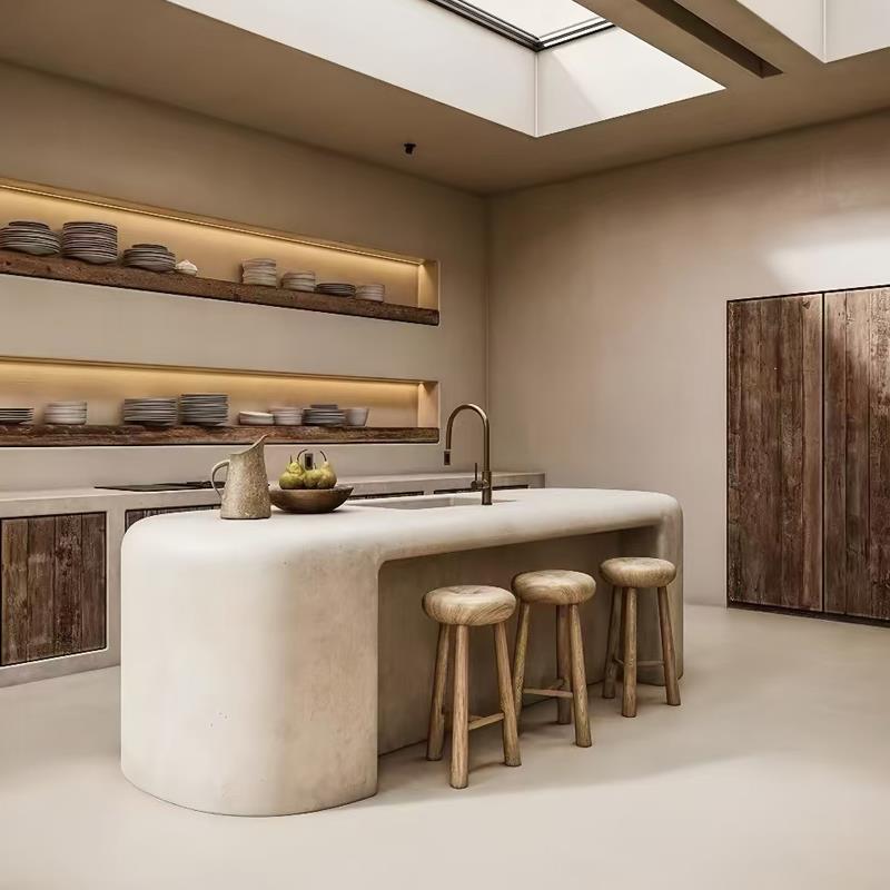 中古风实木吧台凳现代简约风酒店样板间家用高脚凳咖啡厅覆古凳子