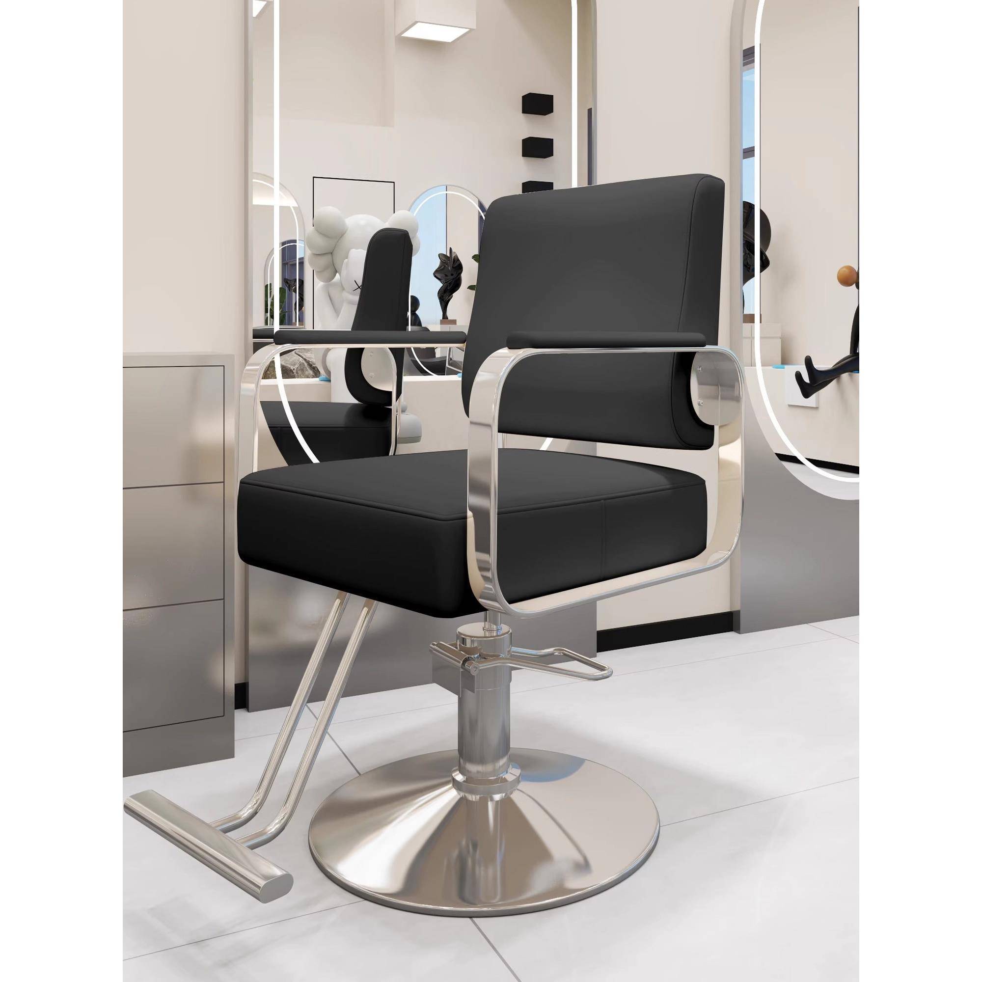 理发店专用椅子发廊专用剪发凳子高端美发烫染区升降座椅美发椅子