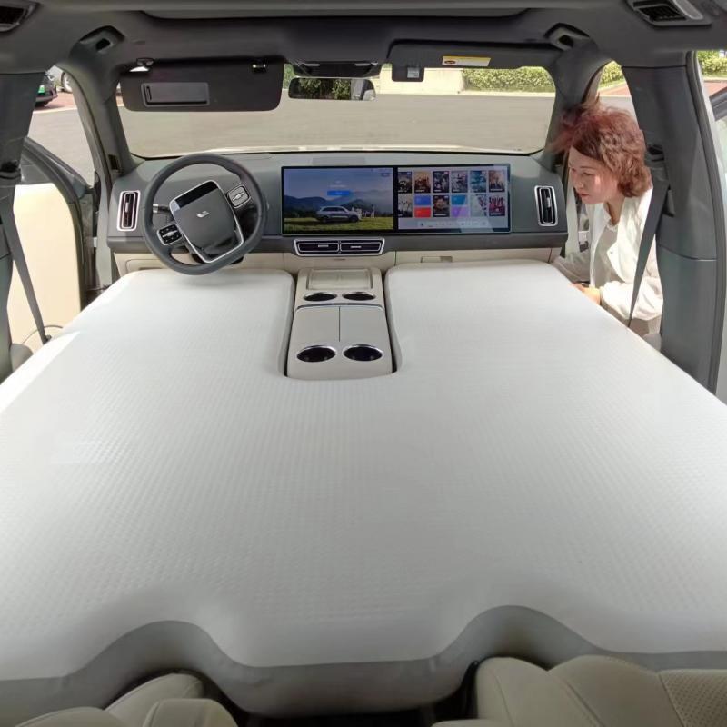 理想ONE L7 L8 L9车载充气床拉丝床垫旅行前后排两件式整张气垫床