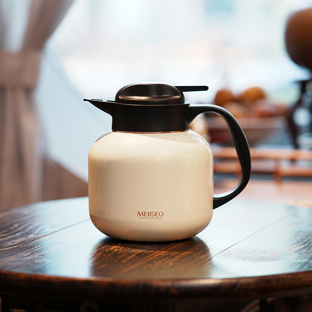 米索焖茶壶高档闷泡壶老白茶大师保温壶家用316不锈钢智能数显温