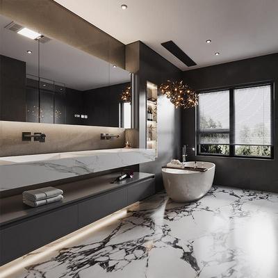 定制设计类岩板浴室柜组合一体盆洗手台卫生间洗漱台洗衣机柜专拍