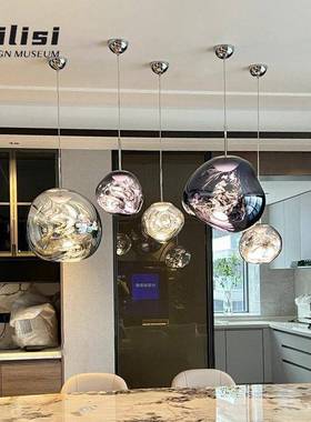 英国Tom Dixon Melt熔岩灯北欧饭厅吊灯别墅覆式楼LOFT挑空楼梯灯