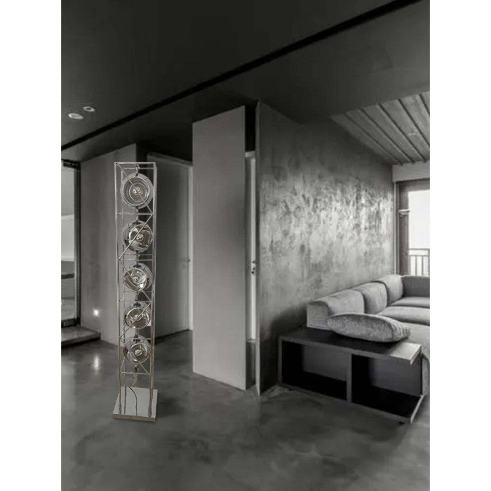 工业包豪斯落地灯美式覆古灯饰客厅卧室创意设计师艺术立式氛围灯